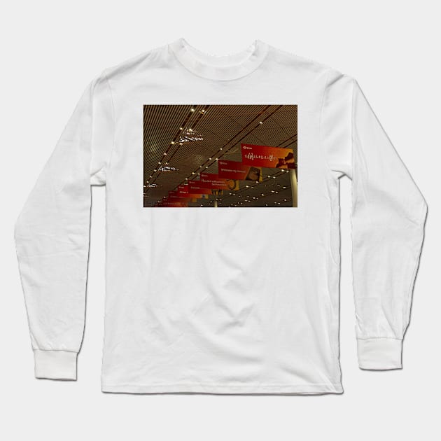 Welcome To Peking International - 1 © Long Sleeve T-Shirt by PrinceJohn